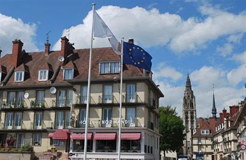 Logis Hotel & Restaurant - Le Normandie Caudebec-en-Caux Exterior foto